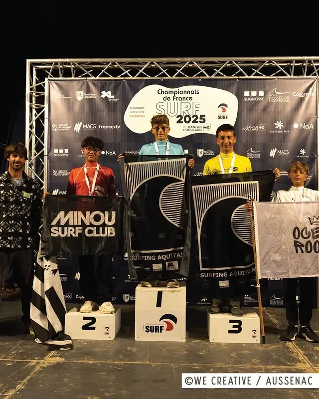 Podium championnats de France 2025 - Santocha Surf Club
