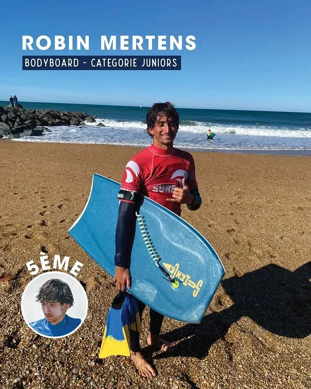 Robin Mertens - 5ème Bodyboard Juniors, Championnats de France 2025