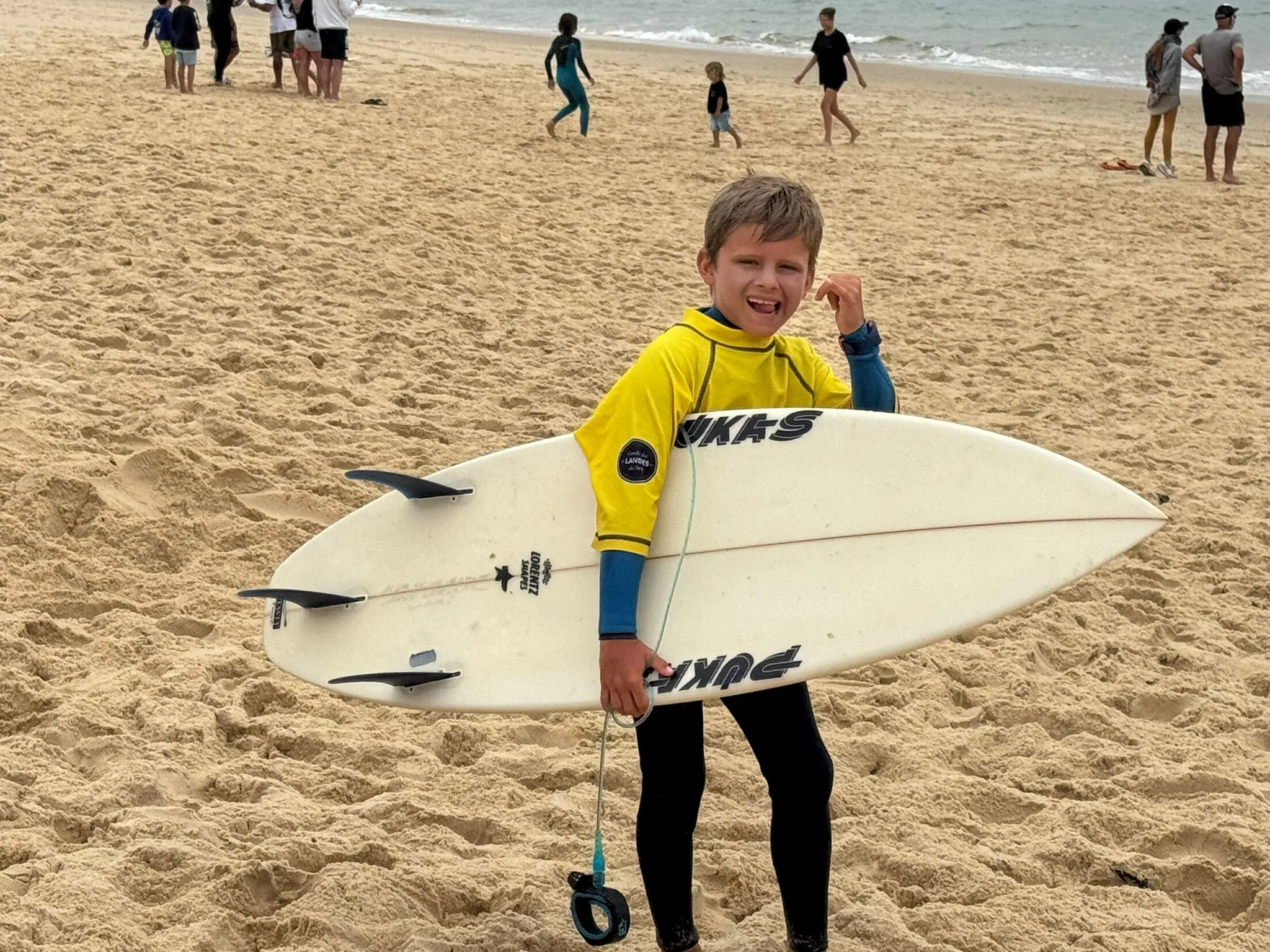 Cours de surf débutant à Capbreton