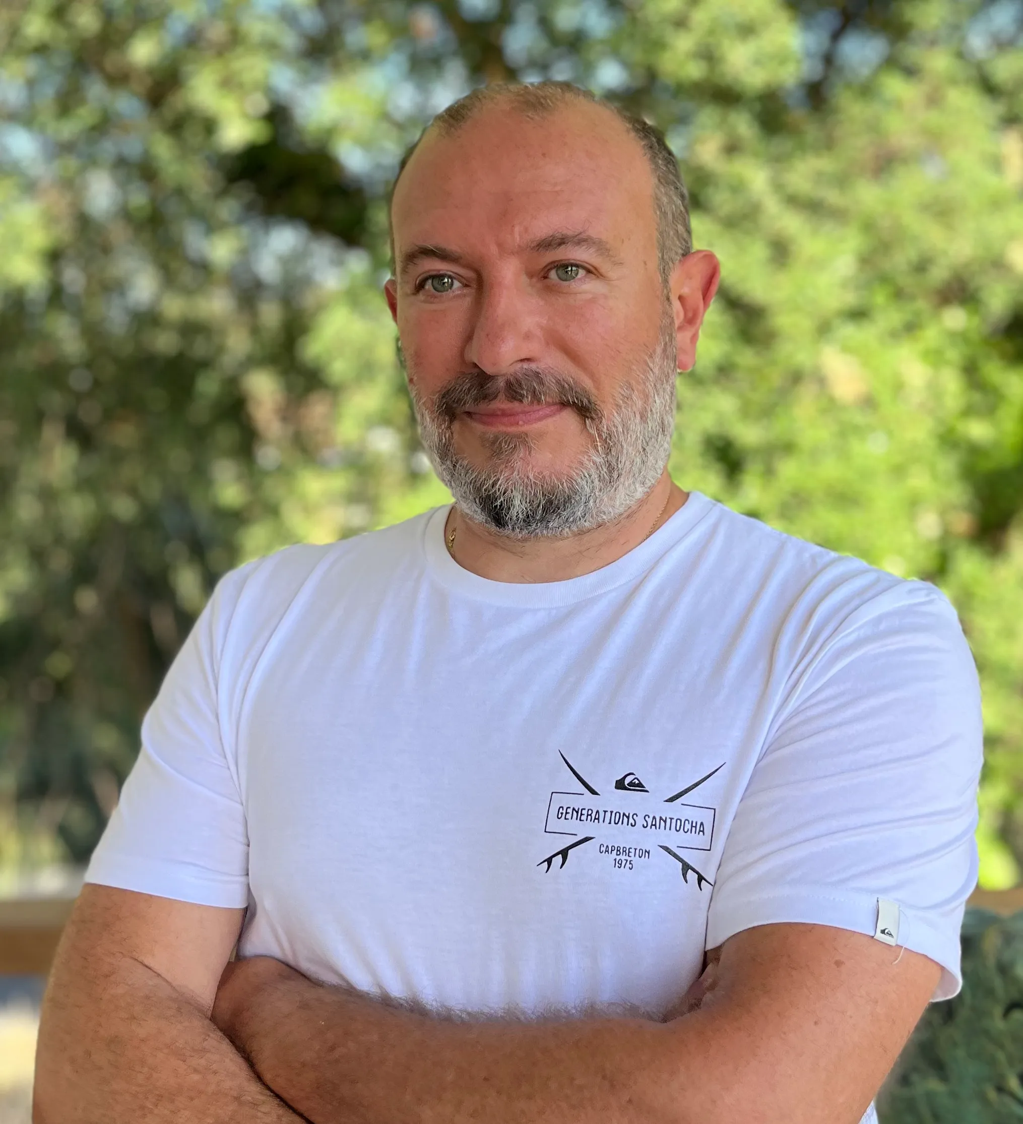 Luc Petit, auteur du texte sur l'histoire du Santocha Surf Club Capbreton