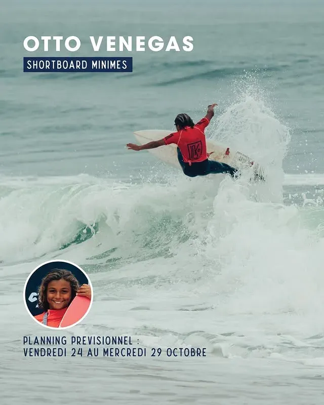 Otto Venegas - Shortboard Minimes, Championnats de France 2025