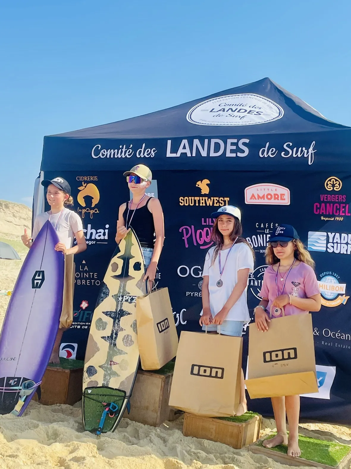 Podium Benjamines U12 au ION Pitchoun Tour 2 - Manon Labatut 4eme